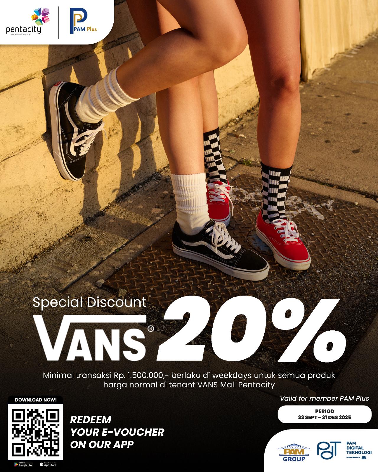 [BPN] Special Discount 20% at VANS Mall Pentacity ✨